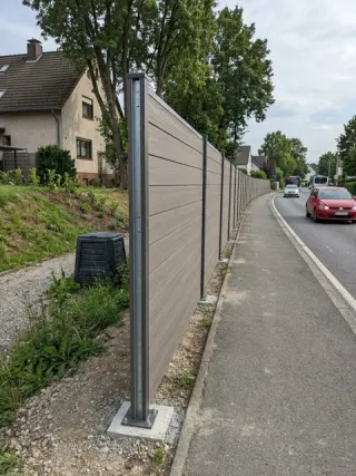 Lärmschutzzaun in Merching - fachgerechte Ausführung vor Ort